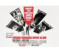 Pyramid International - Tela Extra Large James Bond dalla Russia con Amore, con frecce