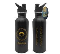 Pyramid International The Lord of the Rings - Borraccia termica in metallo, con design ad anello, 540 ml, prodotto ufficiale, colore: nero