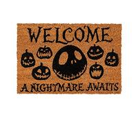 Pyramid Doormat The Nightmare Before Christmas Welcome Marrone