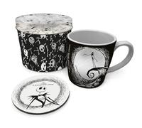 Pyramid International The Nightmare Before Christmas - Set regalo con tazza da 312 ml e sottobicchiere in scatola di latta, eccellente per i fan della Disney, taglia unica
