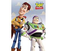 Pyramid International Toy Story (Woody & Buzz) - Maxi poster, 61 x 91,5 cm, legno, multicolore