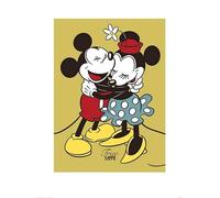 Pyramid International True Love Mickey e Minnie Mouse Tele, Carta, Multicolore, 60 x 80 x 1.3 cm