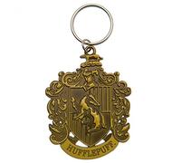 Pyramid International Harry Potter (Hufflepuff Crest) Portachiavi in Metallo, Multi, Taglia Unica Unisex-Adulto