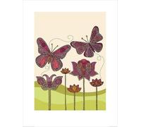 Pyramid International Valentina Ramos (Farfalle) - Stampa Artistica 60 x 80 cm, Carta, Multicolore, 60 x 80 x 1.3 cm