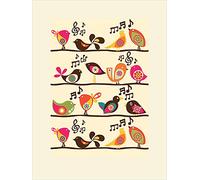 Pyramid International Valentina Ramos (Uccelli cantanti), Stampa incorniciata, 30 x 40 cm, Carta, Multicolore, 30 x 40 x 1.3 cm