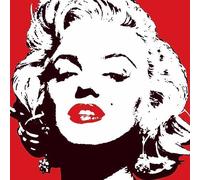 Pyramid International WDC95058, Marilyn Monroe, Stampa su Tela, incorniciata su Telaio di MDF, 40 x 40 cm, Multicolore (Mehrfarbig)