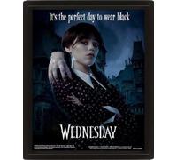 Pyramid International Wednesday Addams - Immagine 3D incorniciata