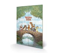 Pyramid International Winnie The Pooh-Stampa su Legno, 40 x 59 cm, Multicolore, 40 x 59 x 1.3 cm