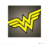 Pyramid International Wonder Woman Symbol DC Comics Stampa Artistica, Carta, Multicolore, 40 x 40 x 1.3 cm