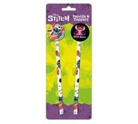 LILO AND STITCH PENCILS (ACID POPS) PENCILS AND TOPPERS 2PK NUOVO