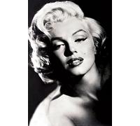 Pyramid - Maxi Glamour International 61x91,5 cm, Poster Marilyn Monroe Fondo Nero, 61 x 91,5 cm