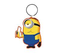 PYRAMID INTERNATIONAL Pyramid Minions 2: Stuart Banana Rubber Keychain (Portachiavi Gomma) Ufficiale, 4,5 x 6 cm