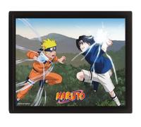 Pyramid Naruto - Cornice Poster Effetto Lenticular 3D (Una Lotta per il Potere)