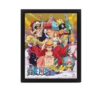 Pyramid One Piece Cadre 3D LENTICULAIRE Equipage Chapeau DE Paille