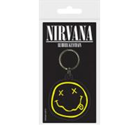 Nirvana smiley portachiavi in gomma, multicolore, 4.5 x 6 cm