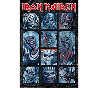 Pyramid Poster Iron Maiden Ten Eddies 61 x 91,5 cm Eddie evolution