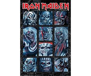 Pyramid Poster Iron Maiden Ten Eddies 61 x 91,5 cm Eddie evolution