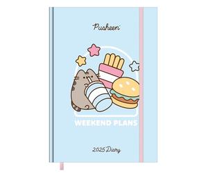 PYRAMID - Pusheen 2025 Diary 14,8 x 21 cm (A5), taccuino giornaliero, simpatico accessorio per cancelleria per ufficio e scuola