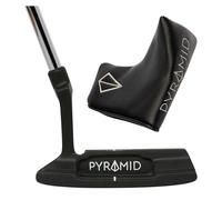 Pyramid Putter da golf con copertura per la testa di alta qualità, putter da golf da uomo a 34°, putter per destrorsi, design effetto ingranaggio e scanalature di allineamento, legale USGA/R & A