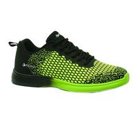 Pyramid Scarpe da Bowling Path Lite Senza Cuciture da Uomo, Nero/Tensione Lime, 44 EU