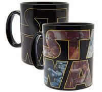 Star Wars Logo Characters Heat Changing Tazza pyramid