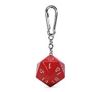 Pyramid Sm Entertainment Korea N/A - Stranger Things (D20) Portachiavi in poliresina Ufficiale, Rosso, Approx 50mm x 30mm x 8mm, Portachiavi