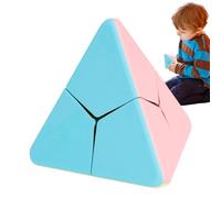 Pyramid Speed Cube, Speed Cube senza adesivo, educativo | Puzzle Cube Primi passi del terzo stadio - Gioco di logica puzzle 3D per