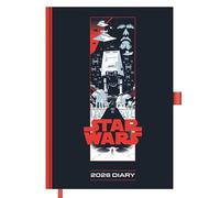 Pyramid Star Wars 2026 - Calendario a libro A5 (15 × 21 cm) con Darth Vader, Yoda & Luke Skywalker - Planner con panoramica settimanale e area note