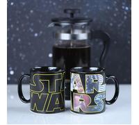Star Wars Logo Characters Heat Changing Tazza pyramid