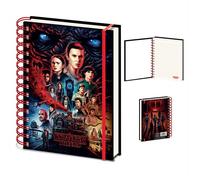 Pyramid International Stranger Things 4 (Vecna) - Taccuino lenticolare, formato A5, copertina 3D, colore: Nero