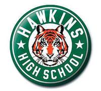 Pyramid Stranger Things (Hawkins High School) (Pin Badge 25 mm) Merchandising