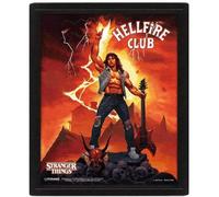 Pyramid Stranger Things Poster 3D con Cornice (Hellfire Tribute) Lenticular
