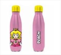 Pyramid - Super Mario - Borraccia In Metallo Peach Licenza U-rosa Pyramid