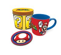 Pyramid SUPER MARIO - Let's go - Box métal, mug & sous verre