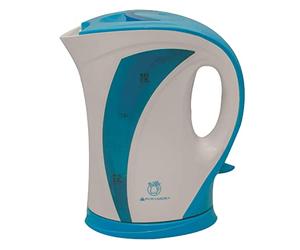 PYRAMIDEA Bollitore Elettrico Capacità 1.7L con Spegnimento Automatico Potenza 1200W Base Staccabile Colore Blu BE1050B