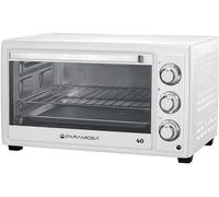 PYRAMIDEA Forno Elettrico con Grill 20 Litri 1280 Watt con Timer Bianco FO2008B