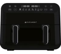 PYRAMIDEA Friggitrice ad Aria Multifunzione Capacità 12 Litri Potenza 2400 Watt con Timer e Termostato Regolabile colore Nero - AF1220B