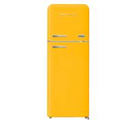 PYRAMIDEA Frigorifero Doppia Porta Ventilato 240 Litri Colore Giallo MAMBO2402Y