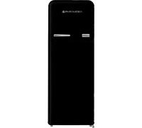 PYRAMIDEA Frigorifero Singola Porta Ventilato 240 Litri Colore Nero Satinato MAMBO2401B