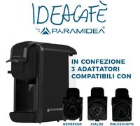 PYRAMIDEA Macchina per Caffè 3 in 1 Compatibile con Nespresso Dolcegusto Cialde