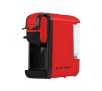 PYRAMIDEA Macchina per Caffè 3 in 1 Compatibile Nespresso Dolcegusto e Cialde Bevande Fredde da 0,6L Rosso