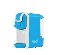 PYRAMIDEA Macchina per Caffè 3 in 1 Compatibile Nespresso Dolcegusto e Cialde Bevande Fredde da 0,6L Azzura e Bianca