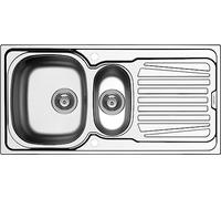 Pyramis 100133212 Sparta, Lavello in acciaio INOX 100 x 50/1,5B 1D