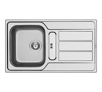 Pyramis ATHENA 101105212 - Lavello da incasso 1 1/4B 1D, in acciaio INOX lucidato