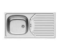 Pyramis CA1, Lavabo da incasso in acciaio INOX, 100123604