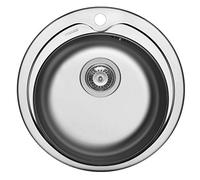 Pyramis KIBA, Lavabo da incasso acciaio INOX, lucido, 100053704