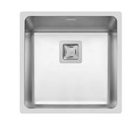 Pyramis LUME (40X40) UB, Lavello a incasso sottopiano in acciaio INOX, lucido, 101024201