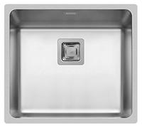 Pyramis LUME (45X40) UB, Lavello a incasso sottopiano in acciaio INOX lucido, 101024301