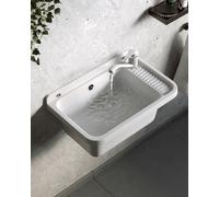 Pyramis Neo Plus lavabo da giardino con rubinetto 58.4x38 cm plastica 070179901 A