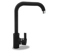 Pyramis SIlvio rubinetto da cucina verticale nero 090923238